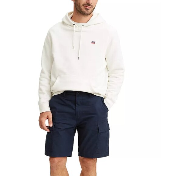 new NAVY Levi's Men's Big-and-Tall Loose-Fit 9.5" Carrier Cargo Shorts - Size 46